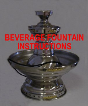 Champagne Fountain Instructions