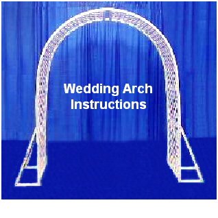 Wedding Arch Instructions